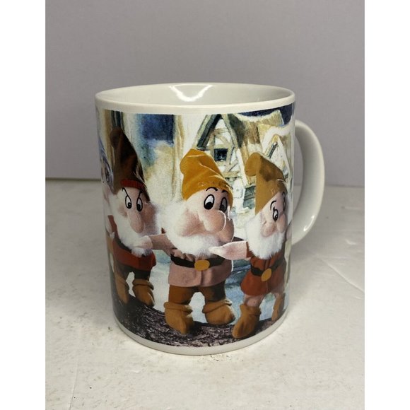 Disney 7 Dwarfs Mini Bean Bag Plush Ceramic Coffee Mug EUC - Picture 4 of 8